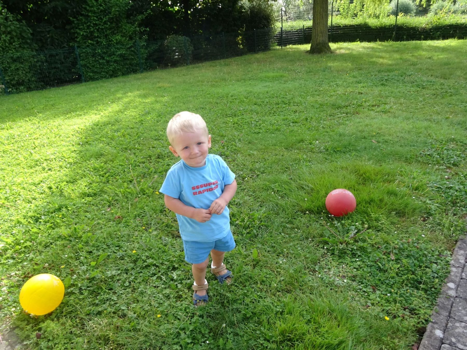 Bowlingspel en buiten spelen lopergroep